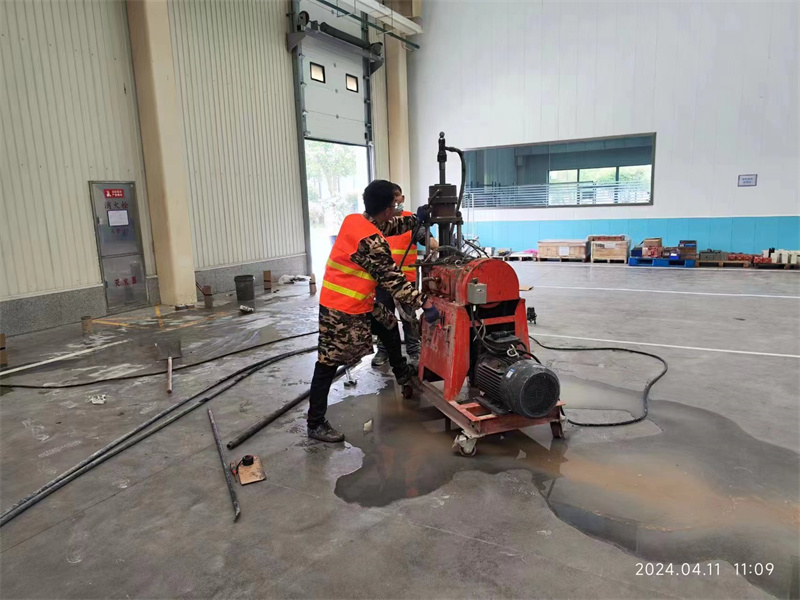 济阳厂房地面下沉塌陷注浆加固施工